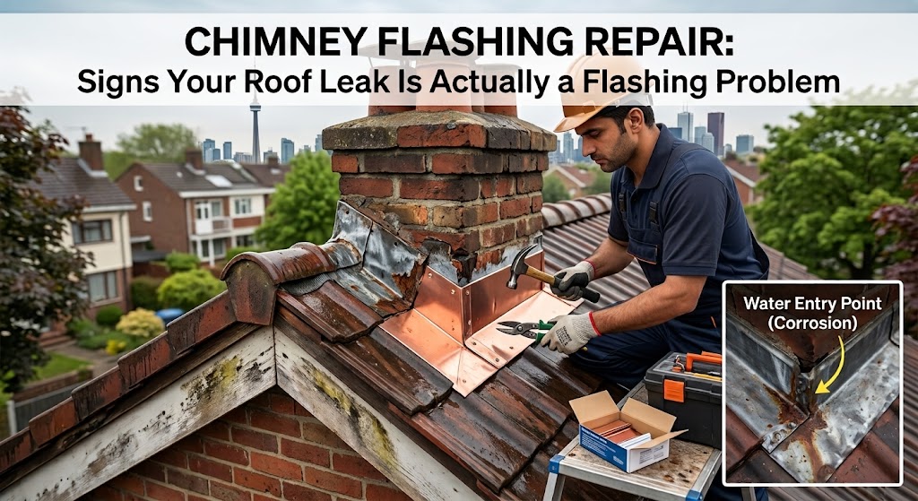 Chimney Flashing Repair: Signs Your Roof Leak Is Actually a Flashing Problem