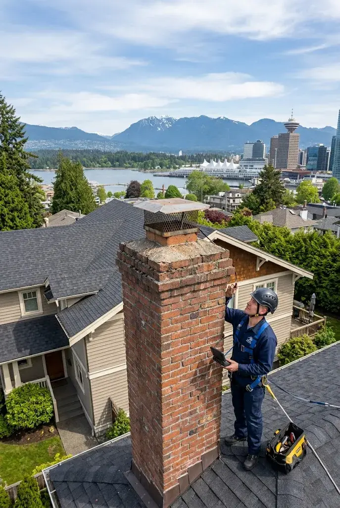 Chimney inspection in portmoody