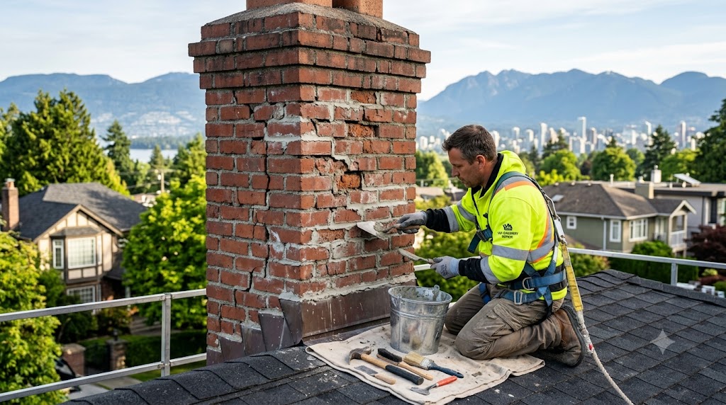 Chimney Mortar Repair: Complete Guide, Signs & Costs (Vancouver & Lower Mainland)